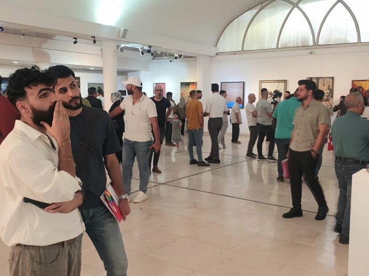 افتتاح معرض عشتار الفني للشباب