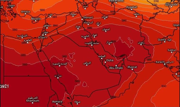 حوض علوي بارد فوق تركيا يدفع موجة الحر عن العراق قليلاً