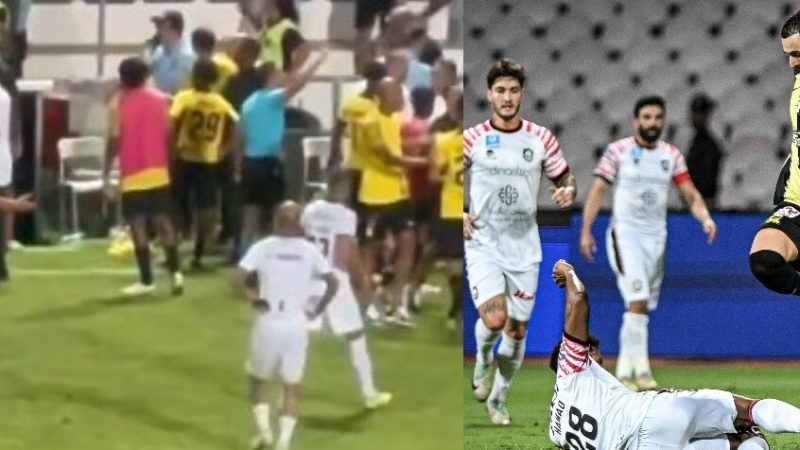 ودية بين اتحاد جدة وناد برتغالي تتحول لـ”ساحة معركة”.. وعقوبة محتملة للاعب الاتحاد من الفيفا