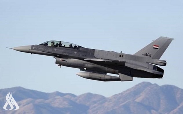 طائرات F_16 تدمر وكرا للإرهابيين بداخله 6 عناصر إرهابية في صلاح الدين