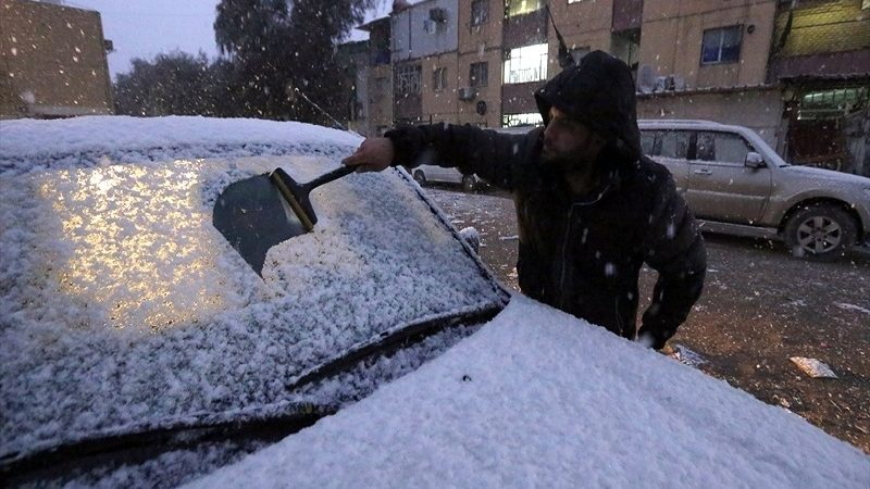 منخفض جوي بارد يؤثر على العراق ودرجات الحرارة تلامس الصفر المئوي