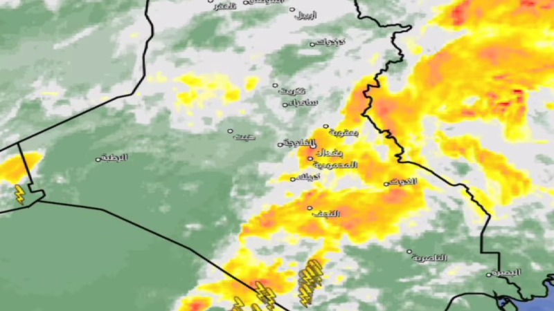 العراق يتأثر بمنخفض سطحي وتحذيرات من أمطار رعدية في مدن الوسط والجنوب