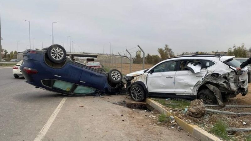 إحصائيات مرعبة لحوادث الطرق الخارجية في كردستان