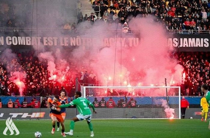 شغب جماهيري وفوضى عارمة تتسبب بإلغاء مباراة في فرنسا