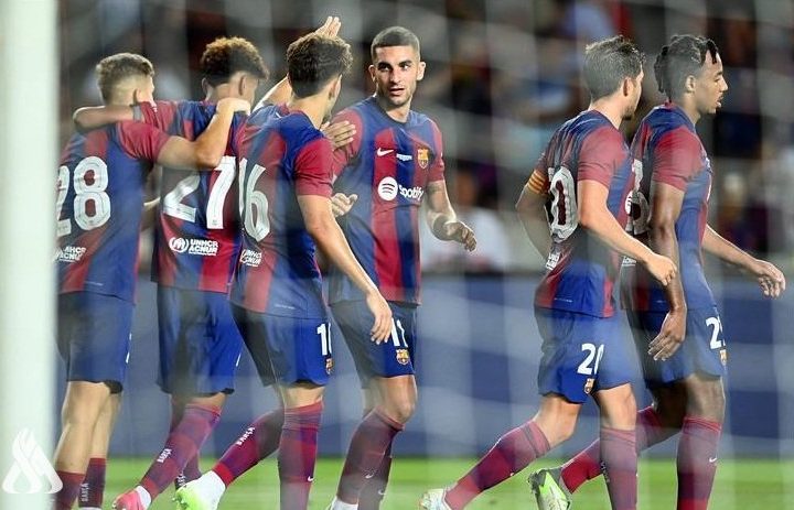 برشلونة يطلب إعفاء 3 لاعبين من ودية إسبانيا لتفادي ضغط المباريات