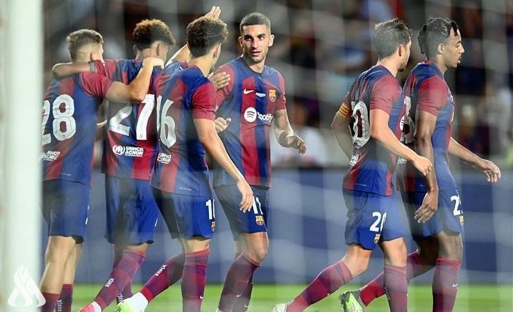 برشلونة يطلب إعفاء 3 لاعبين من ودية إسبانيا لتفادي ضغط المباريات